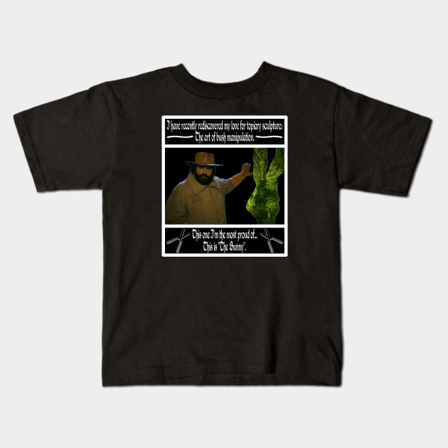 Laszlo's Bush Bunny Kids T-Shirt by dflynndesigns